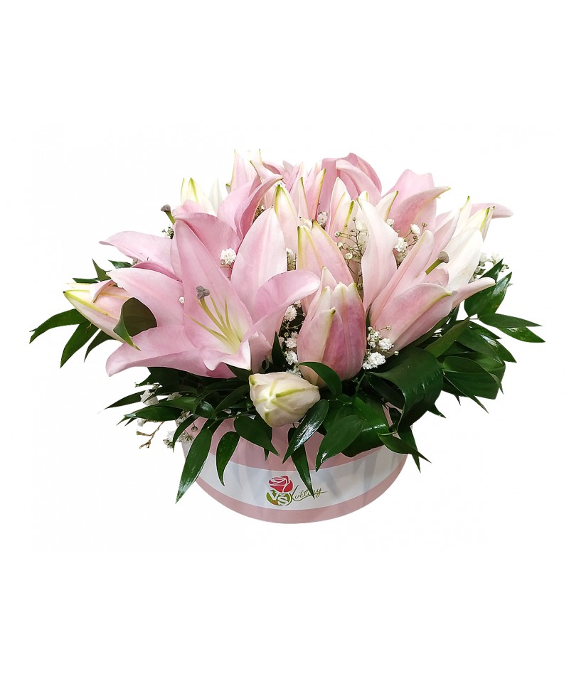 box of lilies