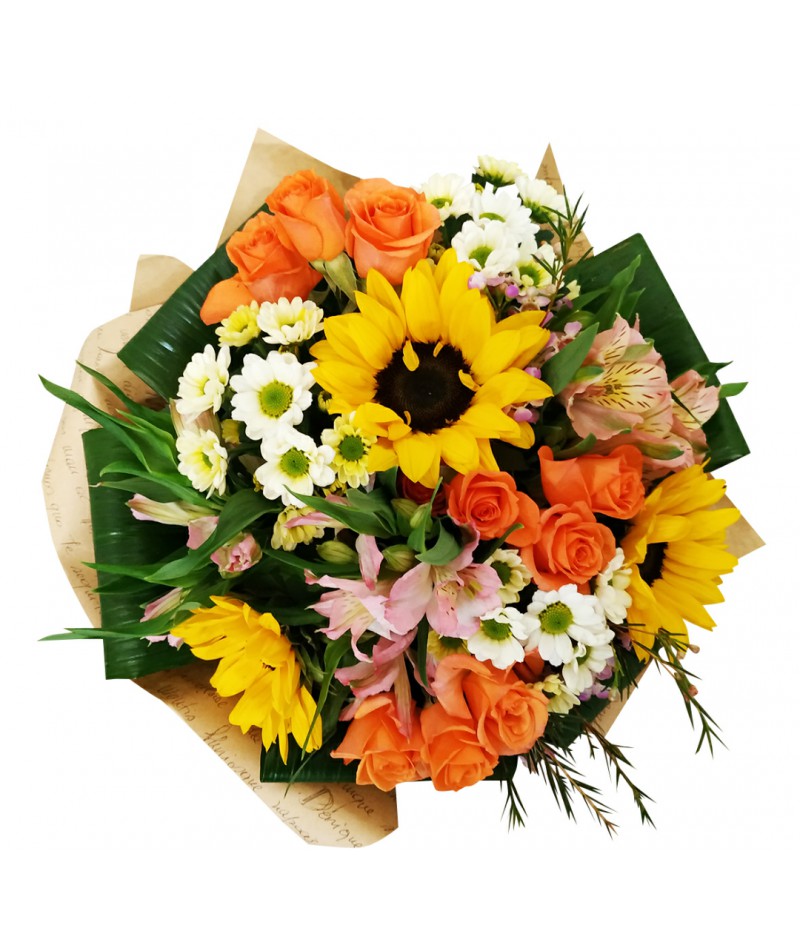 bouquet-sunflowers-delivery-brno